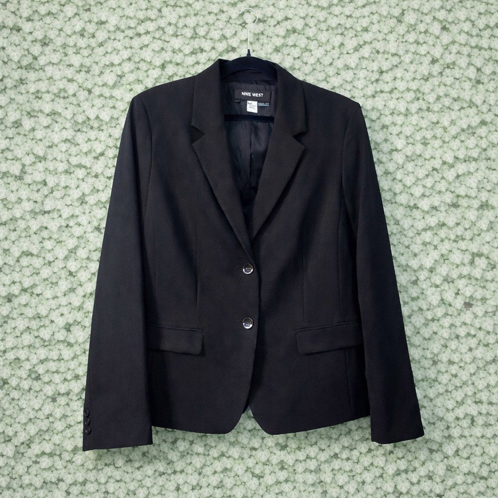 Nine West Black Classic Tailored Blazer | Size 14 | Workwear Staple